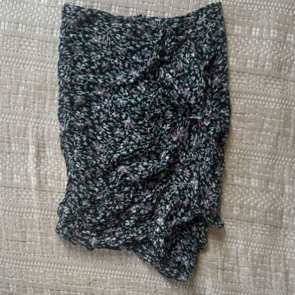 Isabel Marant Etoile Angelica Mini Skirt Floral Print Size 36/S - Picture 2 of 4